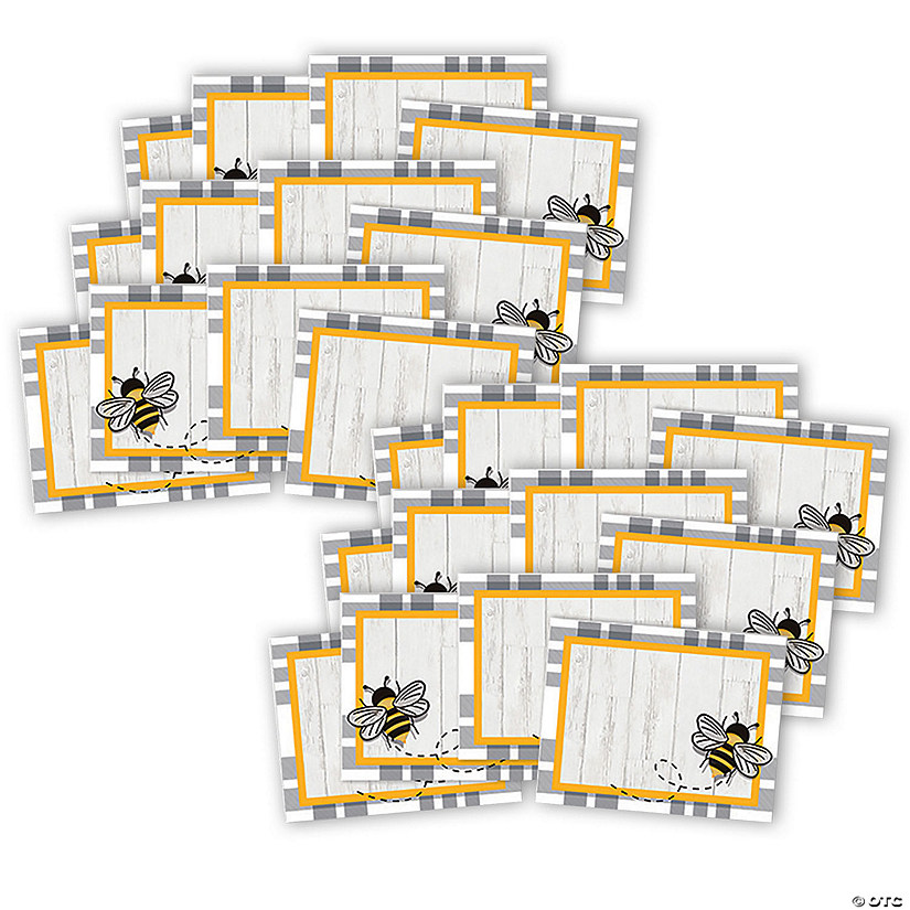 Eureka The Hive Self-Adhesive Name Tags, 40 Per Pack, 6 Packs Image