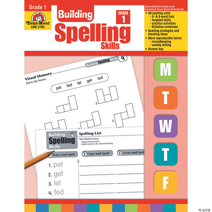 Evan-Moor Building Spelling Skills Gr 1 Image