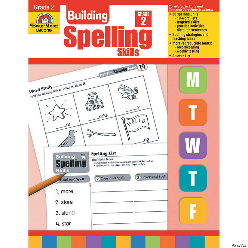Evan-Moor Building Spelling Skills Gr 2 Image