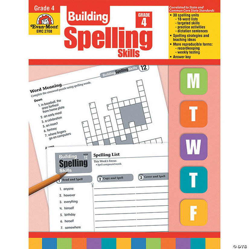 Evan-Moor Building Spelling Skills Gr 4 Image