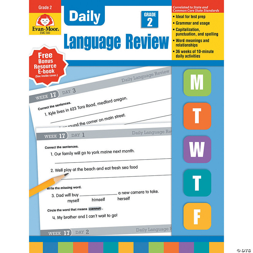 Evan-Moor Daily Language Review Gr 2 Image