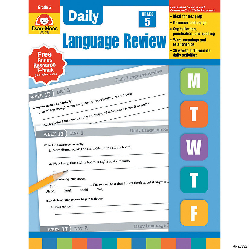 Evan-Moor Daily Language Review Gr 5 Image
