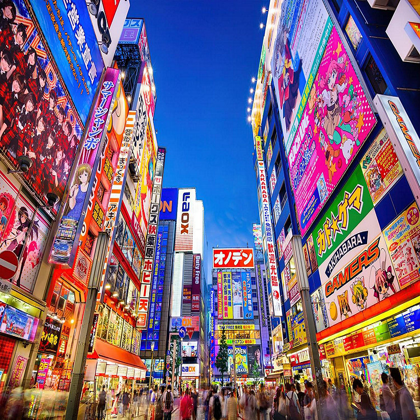 Evening In Akihabara Japan Puzzle For Adults And Kids  1000 Piece Jigsaw Puzzle Image