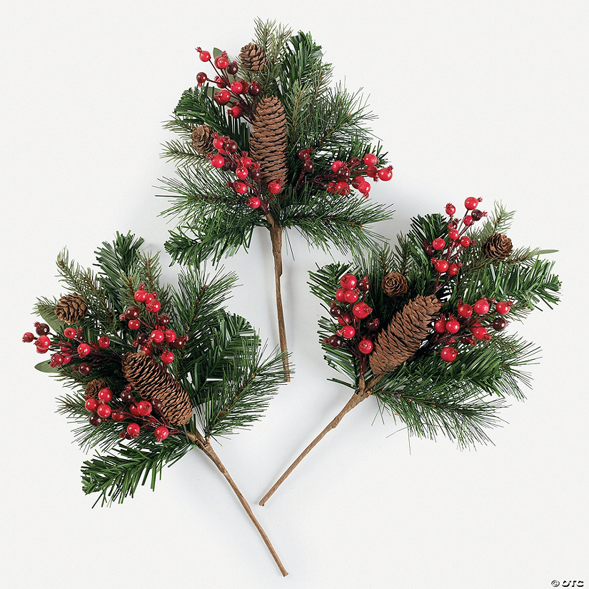 Evergreen with Berries Picks Discontinued