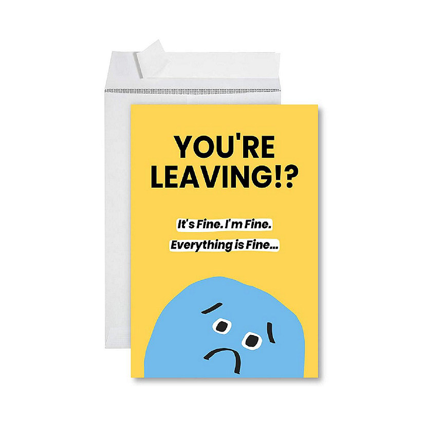 Everything Is Fine Jumbo Card 8.5x11IN Image