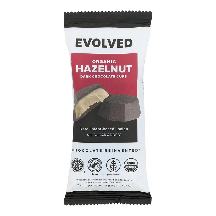 Evolved Keto Cups Hazelnut 2pk Case of 91.41 OZ Oriental Trading