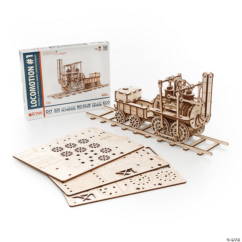 EWA Eco-Wood-Art Locomotive Construction Kit Image