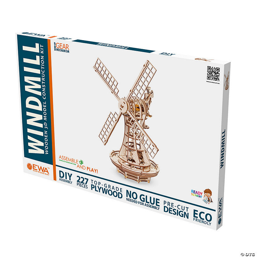 EWA Eco-Wood-Art Windmill Construction Kit Image