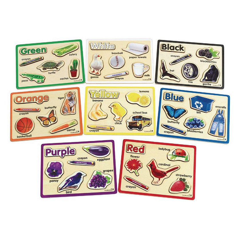 EX COLOR PUZZLES   SET OF 8 Image