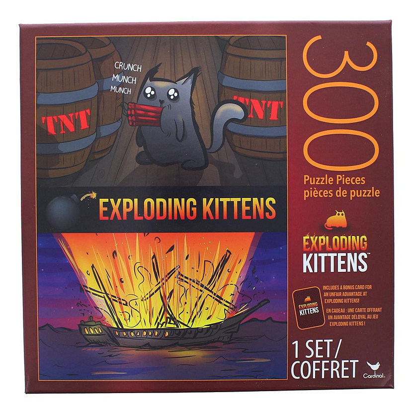 Exploding Kittens TNT 300 Piece Jigsaw Puzzle Image