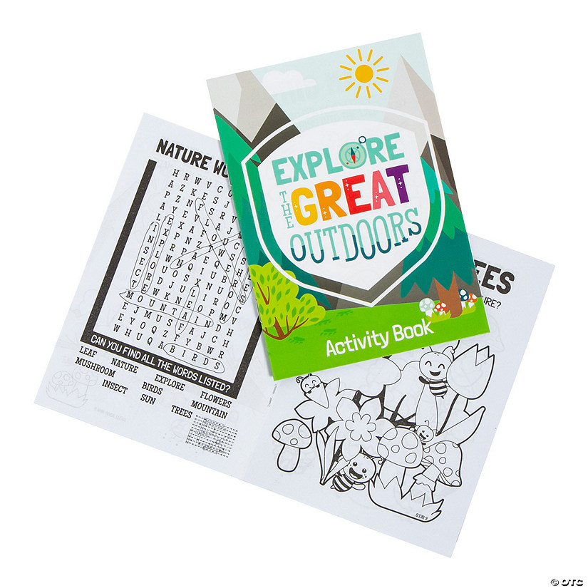 Explore the Outdoors Activity Books - 12 Pc. Image