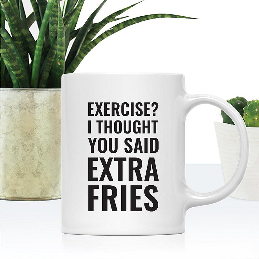 Extra Fries Ceramic Mug Image