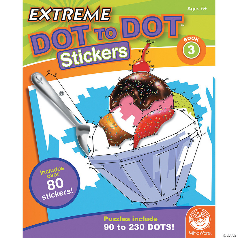 Extreme Dot to Dot Stickers: Book 3 Image