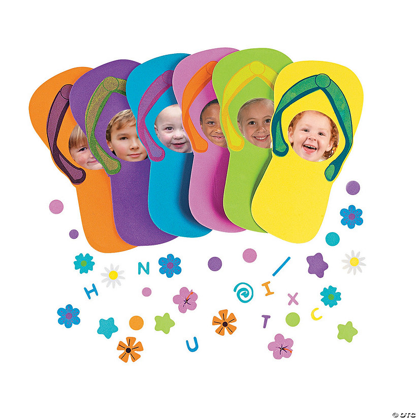 Fabulous Flip Flop Picture Frame Kit - Makes 24 Image