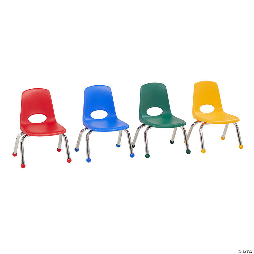 Factory Direct Partners 10 In Stack Chair With Ball Glides, 4-Pack Image