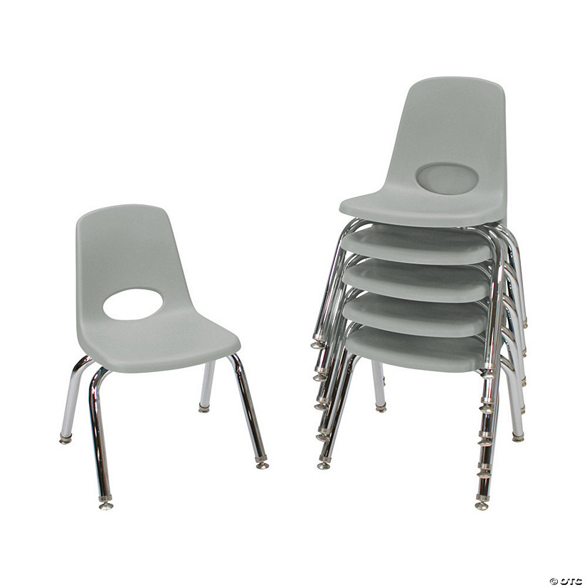 Factory Direct Partners 12 In Stack Chair With Swivel Glides, 6-Pack Image