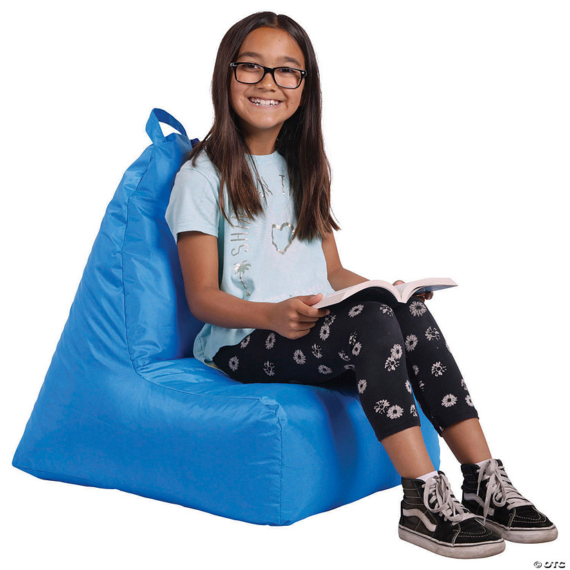 Factory Direct Partners Cali Alpine Bean Bag Chair - French Blue Image