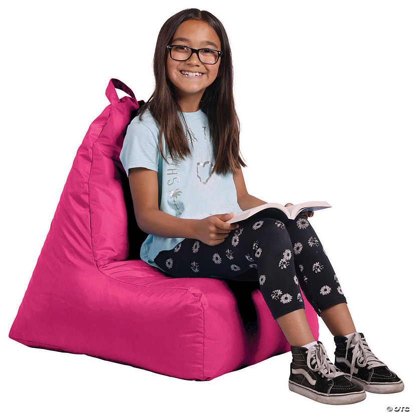 Factory Direct Partners Cali Alpine Bean Bag Chair- Raspberry Image