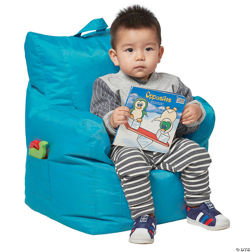 Factory Direct Partners Cali Little Bear Bean Bag Chair- Aqua Image