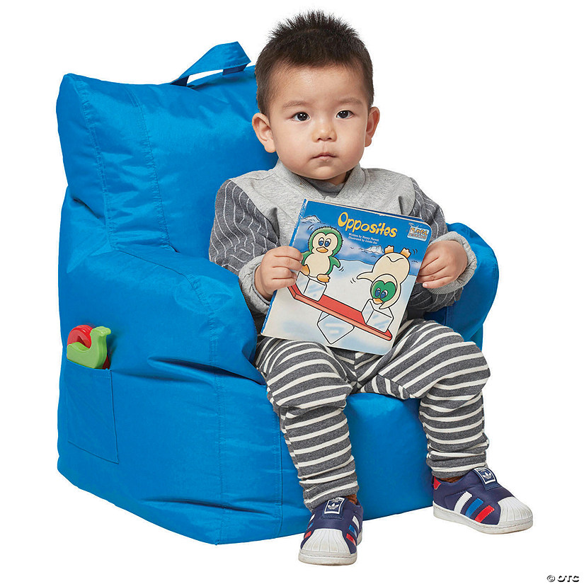 Factory Direct Partners Cali Little Bear Bean Bag Chair - French Blue Image