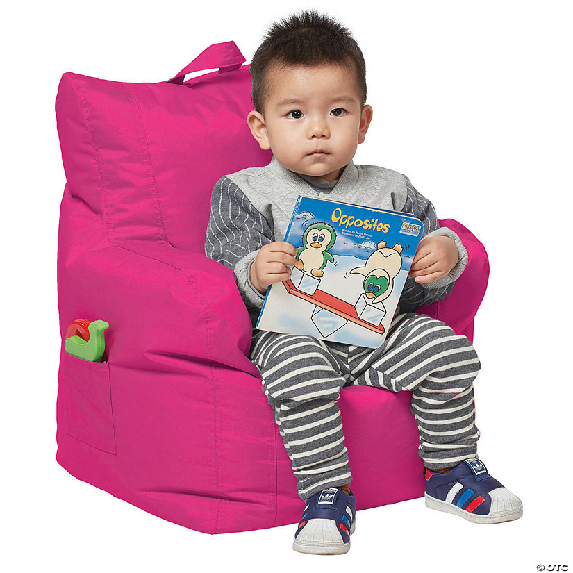Factory Direct Partners Cali Little Bear Bean Bag Chair - Raspberry Image