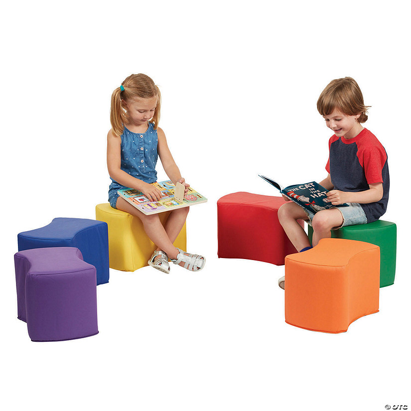 Factory Direct Partners SoftScape Butterfly Seating Set 10 in Height, 6-Piece - Assorted Image