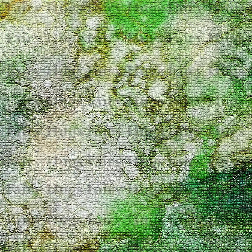 Fairy Hugs Backgrounds  6 x 6  Moss  Stone Image