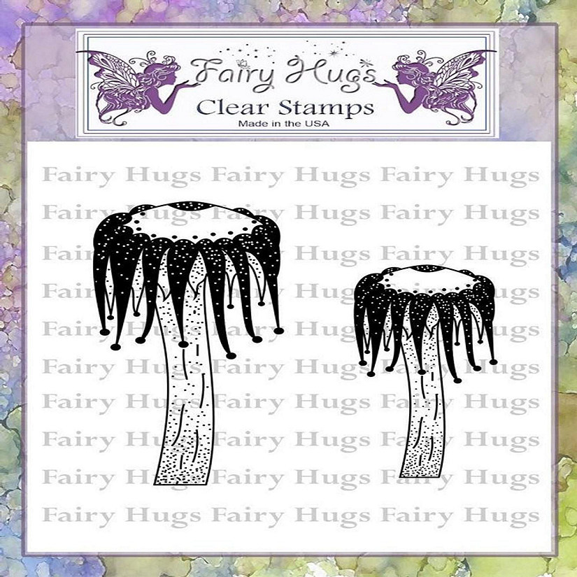 Fairy Hugs Stamps  Jester Mushrooms Image