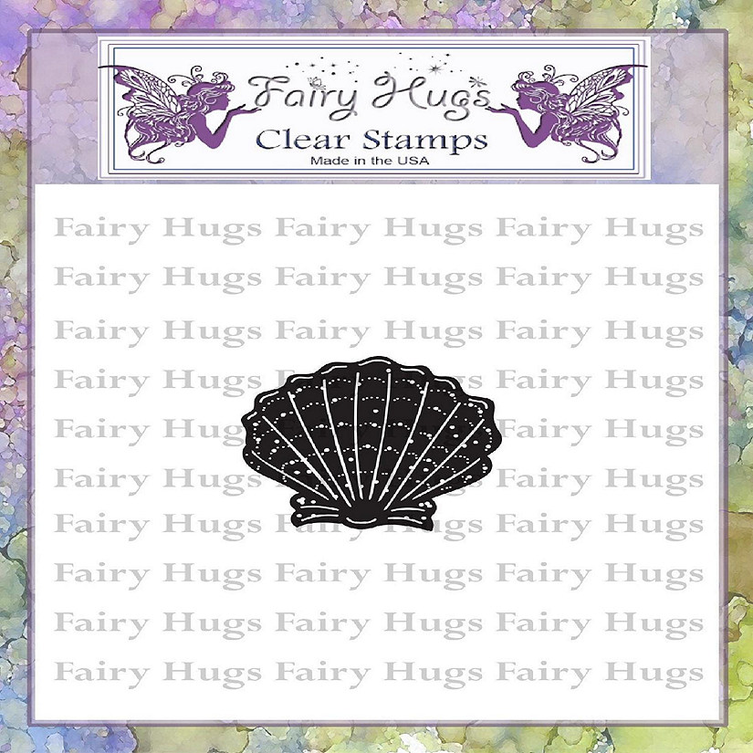 Fairy Hugs Stamps  Mini Scallop Shell Image
