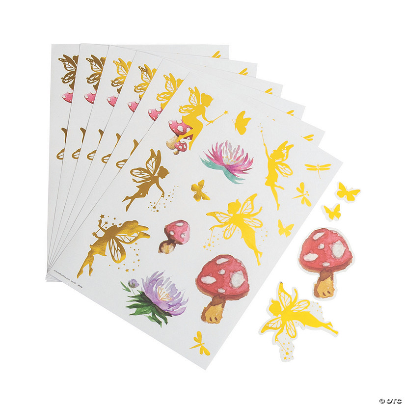 Fairy Sticker Sheets - 24 Pc. Image