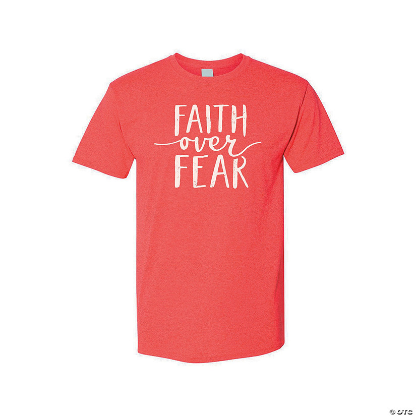 Faith Over Fear Adult’s T-Shirt | Oriental Trading