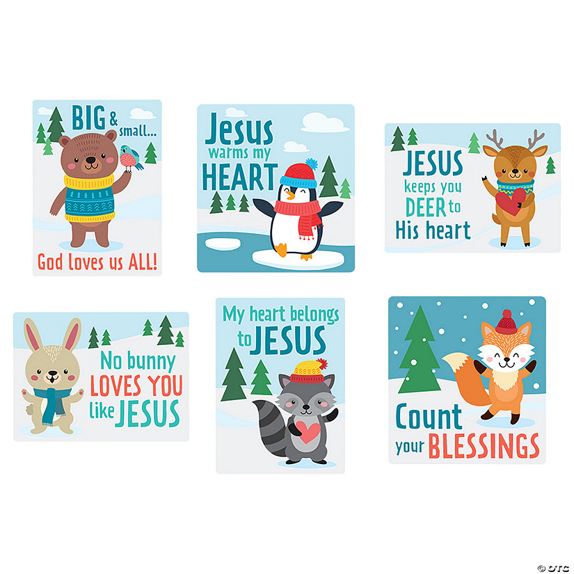 Faith Winter Cutouts - 6 Pc. Image