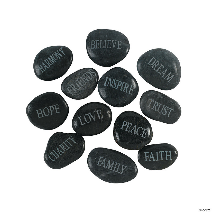 Faith Worry Stones - 12 Pc. Image