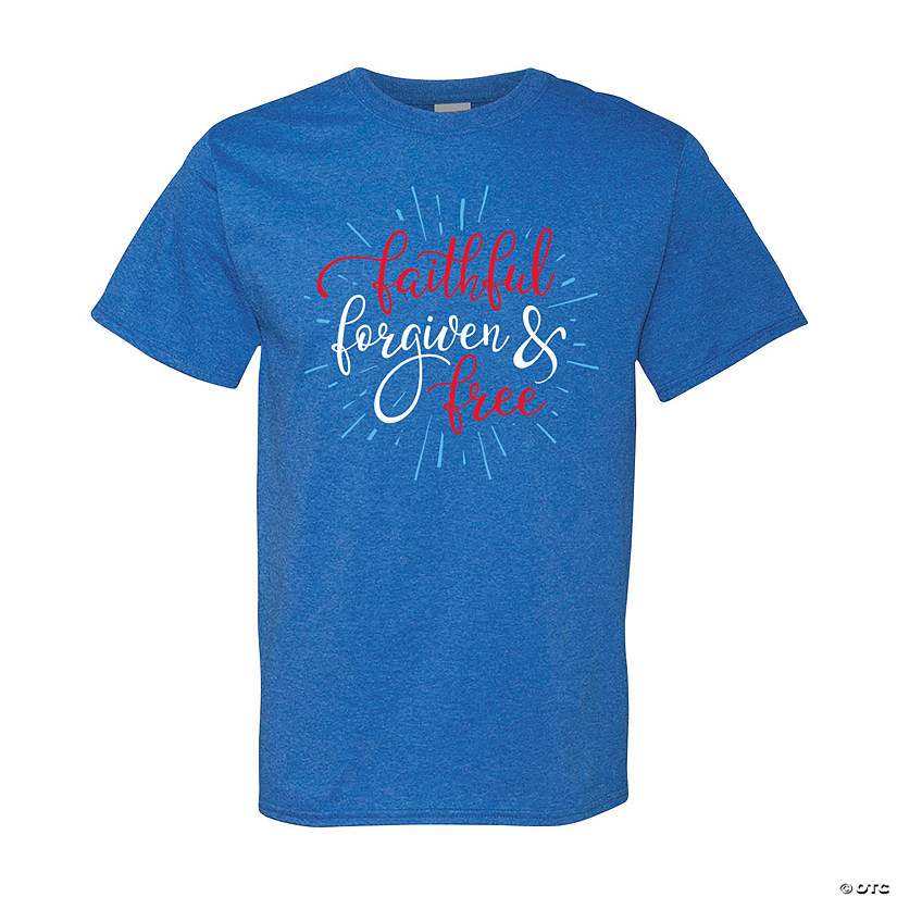 Faithful, Forgiven & Free Adult&#8217;s T-Shirt Image