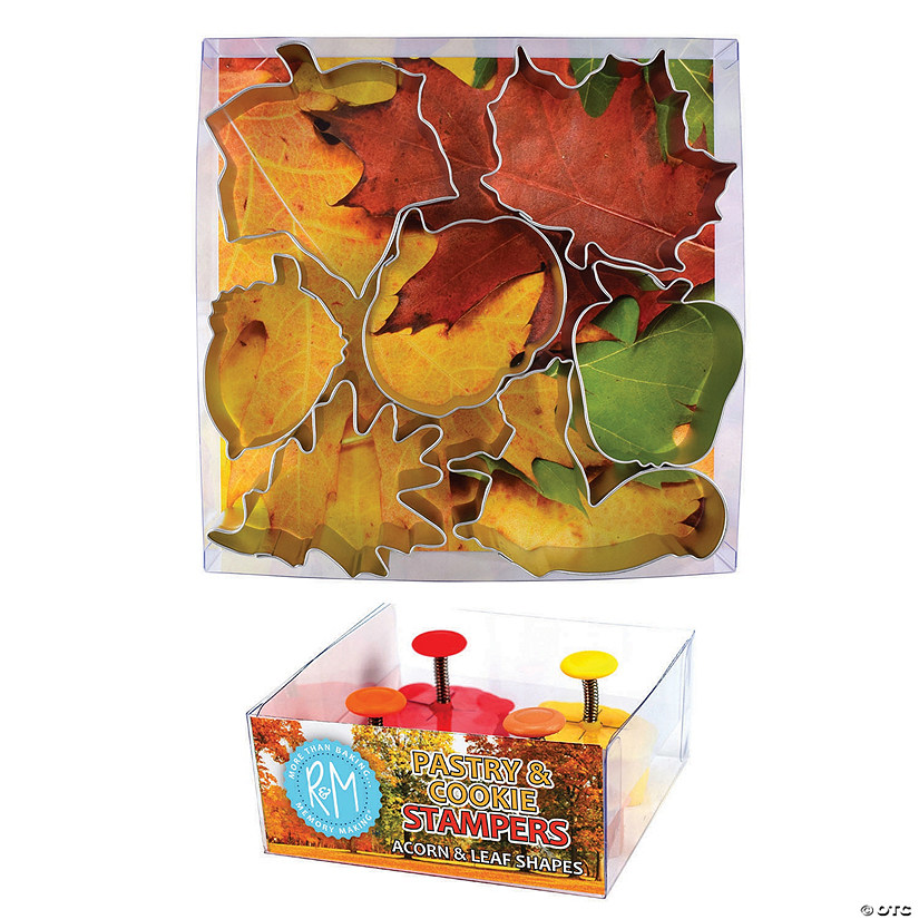 Fall Assorted Cookie Cutters and Stampers, 11 Piece Set Image