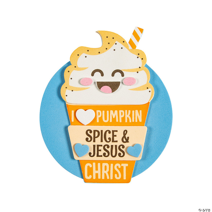 Fall Faith Coffee Magnet Craft Kit - Makes 12 Image