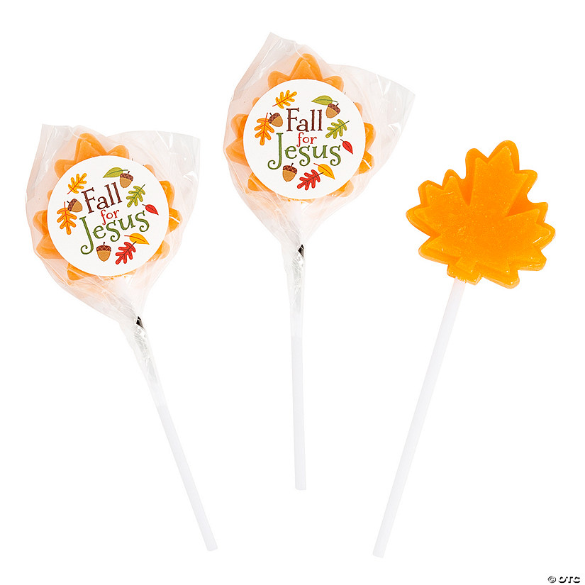 Fall for Jesus Lollipop Handout Kit for 12 Image
