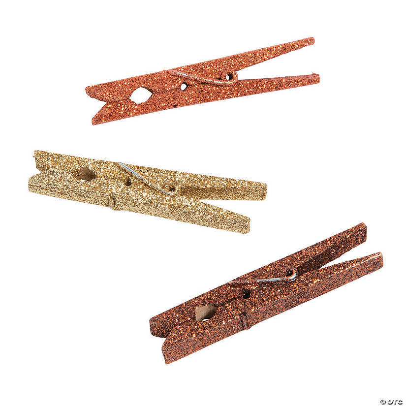 Fall Glitter Clothespins Image