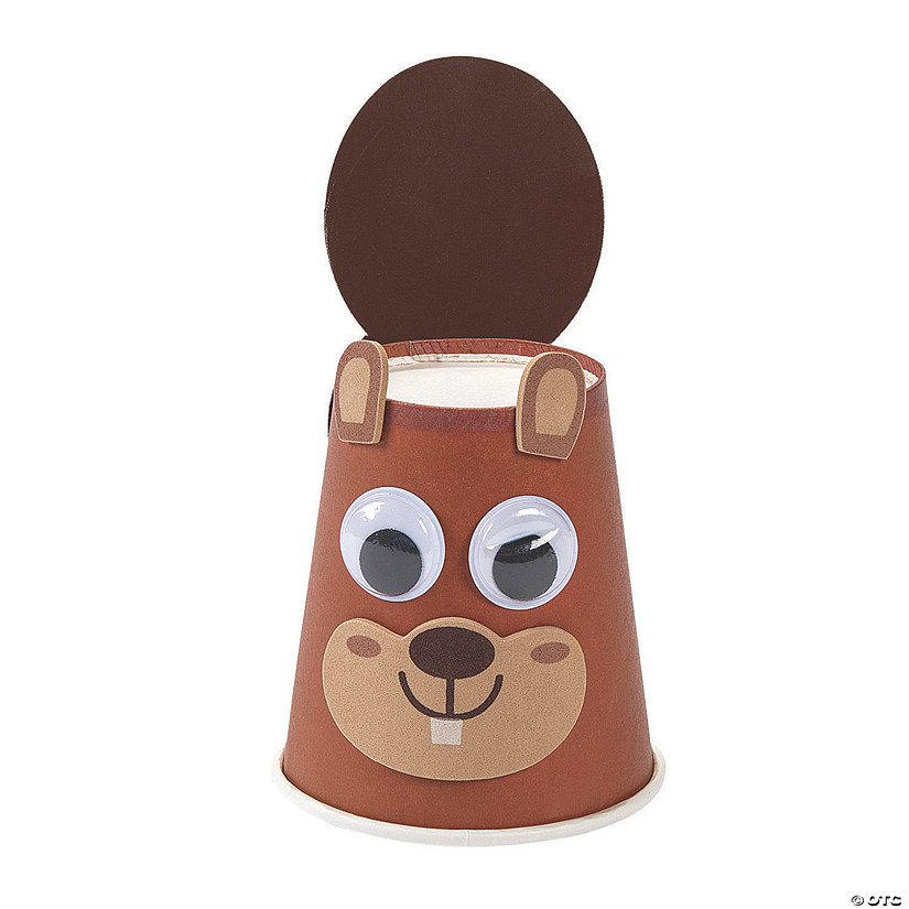 Fall Squirrel Cup Craft Kit Oriental Trading