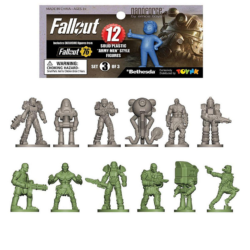 Fallout Nanoforce Series 1 Army Builder Figure Collection - Bagged Version 3 Image