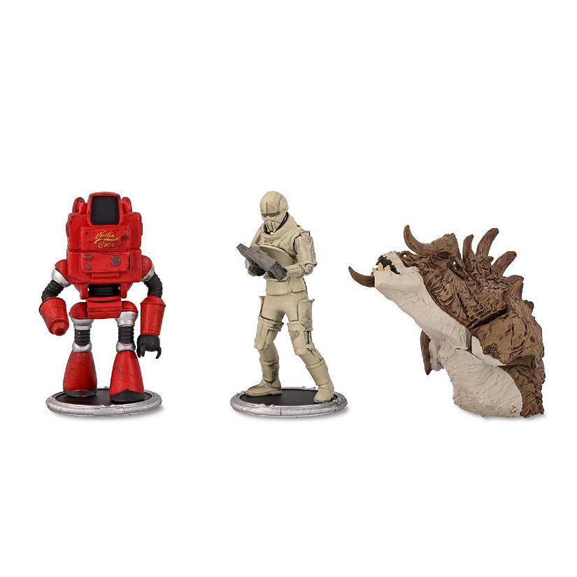 Fallout Nukatron and Synth Mini Figure Set (Build-a-Figure Deathclaw) Image