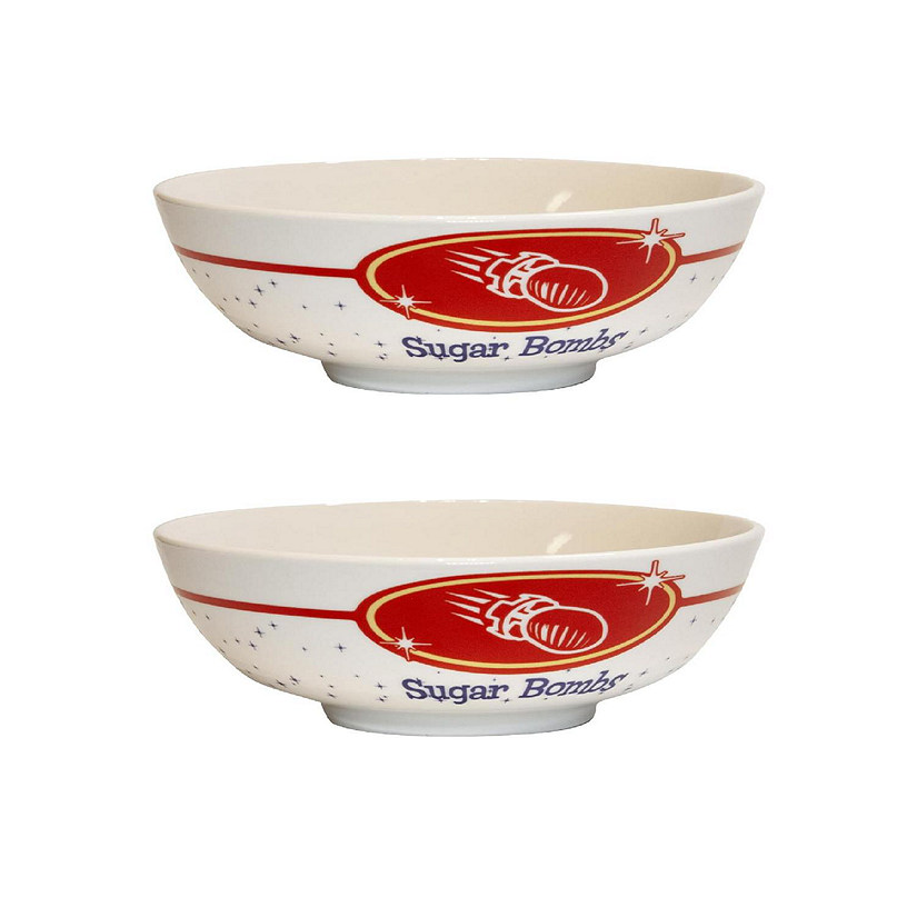 Fallout Sugar Bombs 20oz Ceramic Cereal Bowl Set of 2