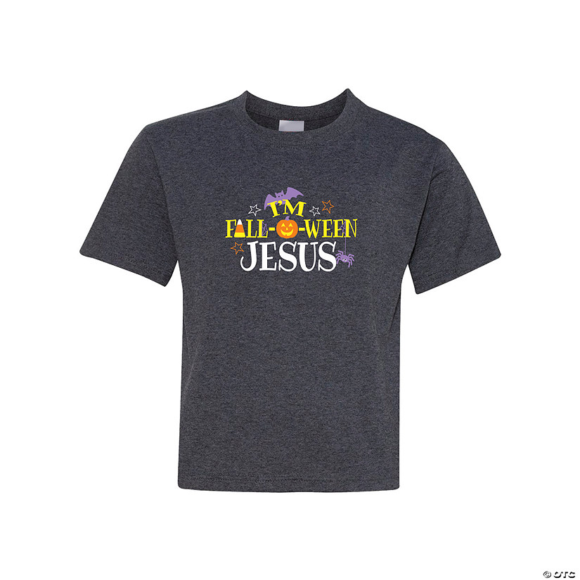 Falloween Jesus Youth T-Shirt Image