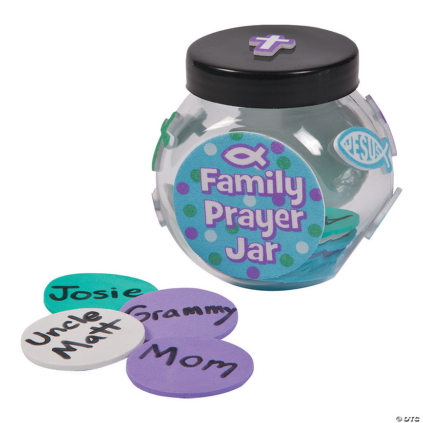 Family Prayer Jar Craft Kit - Makes 12 Image