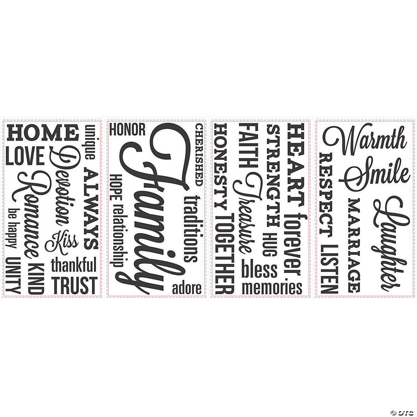 Family Quote Peel And Stick Wall Decals Image