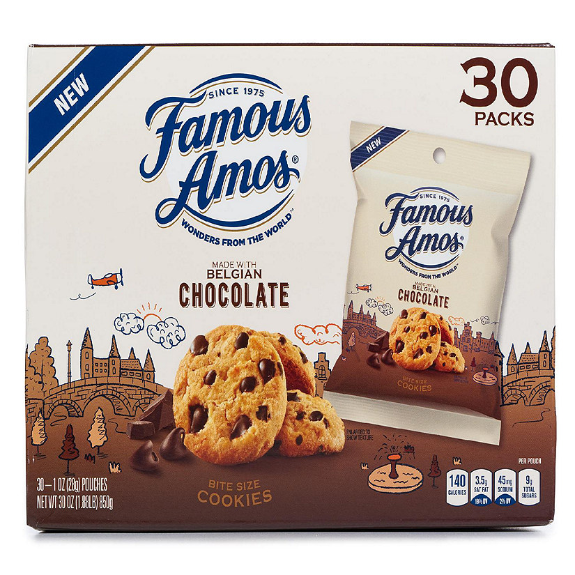 Famous Amos Chocolate Chip Cookies 30 x 1 oz