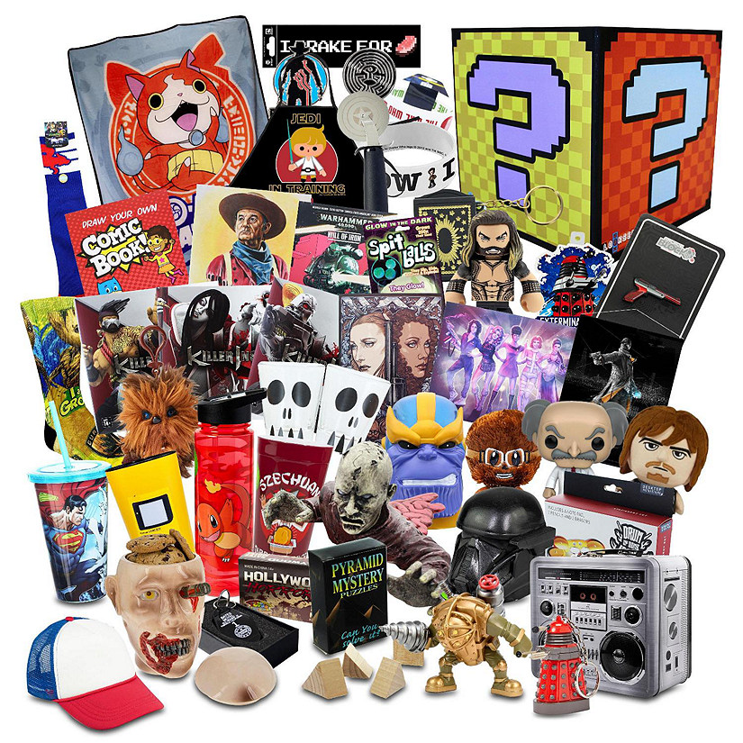 Fan Bundle Top Secret Gargantuan Mystery Box  30+ Geeky Gifts!  $300+ Value Image