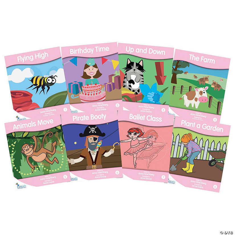 Fantails&amp;#8482; Fiction Readers Library Set Level 2 - 8 Pc. Image