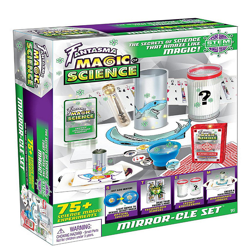 Fantasma Magic of Science STEM Based Mirror-cle Magic Set  75+ Experiments Image