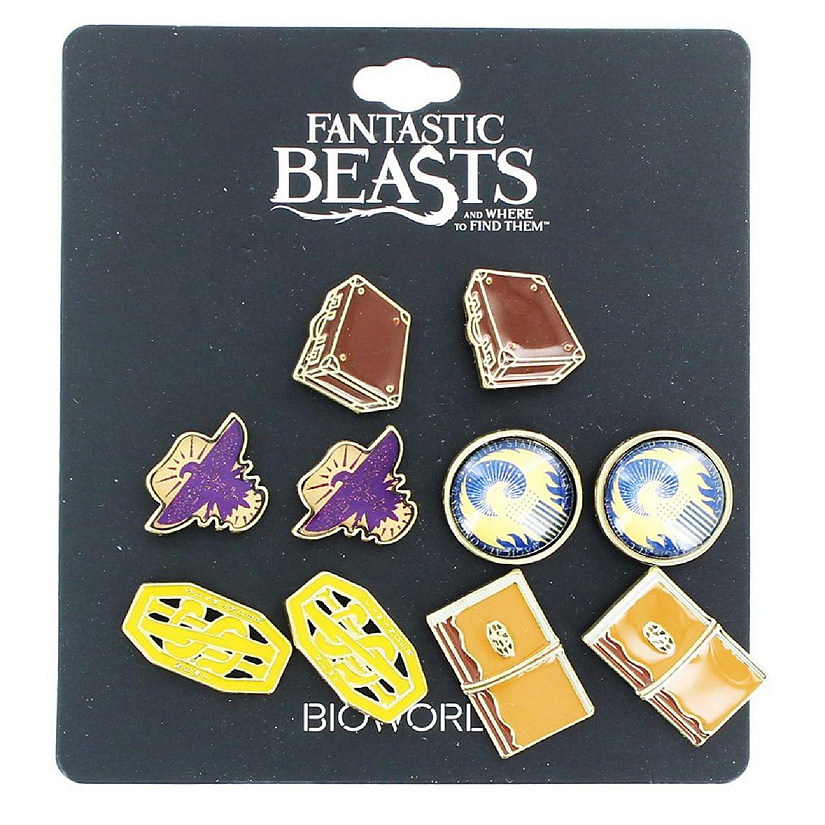 Fantastic Beasts And Where To Find Them 5-Pack Earring Set Image